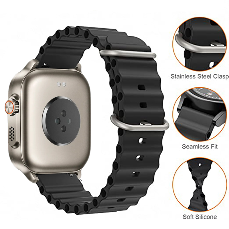 Men'S Accessories New Balance - สายนาฬิกาสำหรับ Realme Watch 5/S2 สมาร์ทวอทช์ สายซิลิโคนแบบสปอร์ต