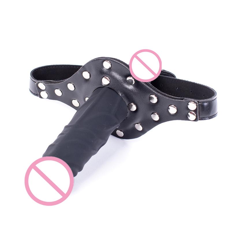 Men'S Vegan Accessories - ปลั๊กปากแบบสองหัว ปลอกปากแบบลูกบอล อุปกรณ์บังคับปาก ของเล่นทางเพศสำหรับผู้ใหญ่ ของเล่นสำหรับผู้ชายและผู้หญิง