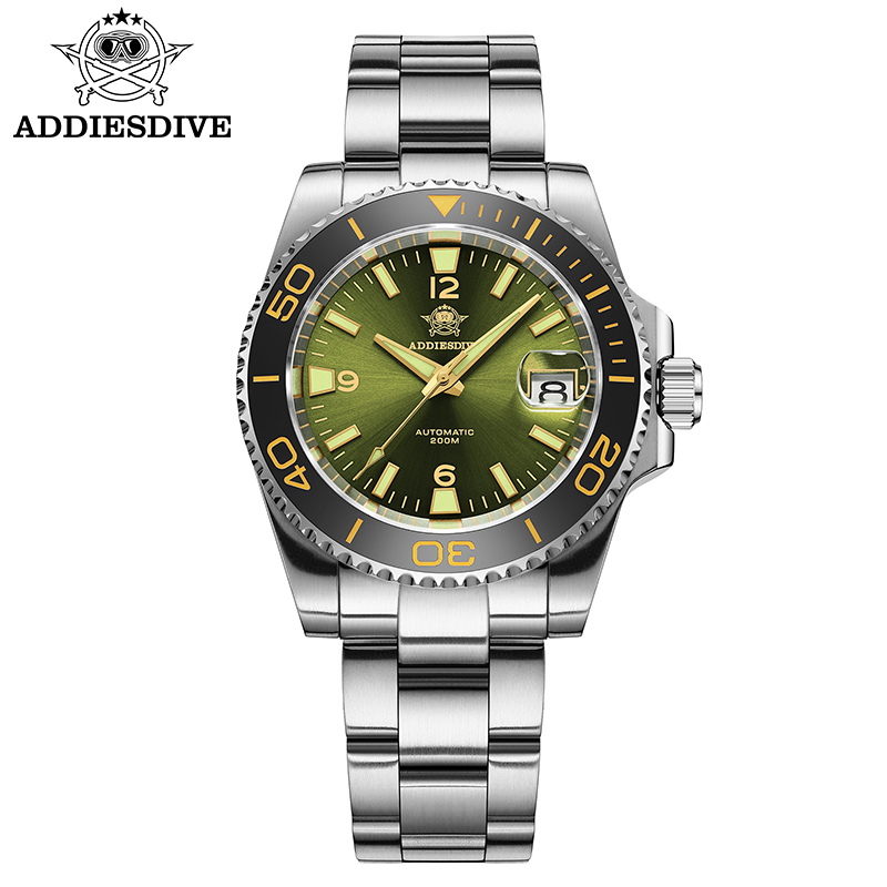 Men'S Accessories And Jewelry - ADDIESDIVE ใหม่ดําน้ําของขวัญนาฬิกาผู้ชาย 8215 อัตโนมัติ Sapphire AR