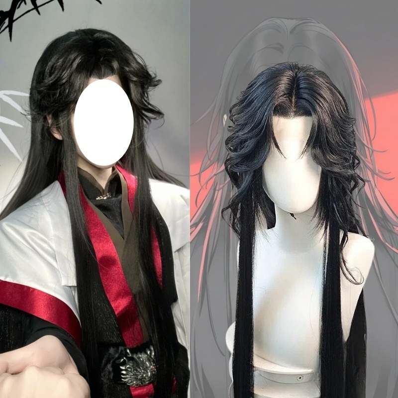 Men'S Accessories With Suits - วิกผมคอสเพลย์ตัวละคร Luo Binghe จากอนิเมะ The Scum