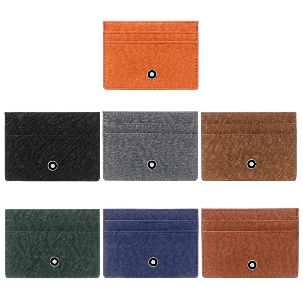 Coin Holder Men - กระเป๋าสตางค์หนังทรงบางสำหรับผู้หญิงและผู้ชาย ดีไซน์มินิมอล ใส่เหรียญได้ ใส่บัตรได้หลายใบ คุณภาพสูง