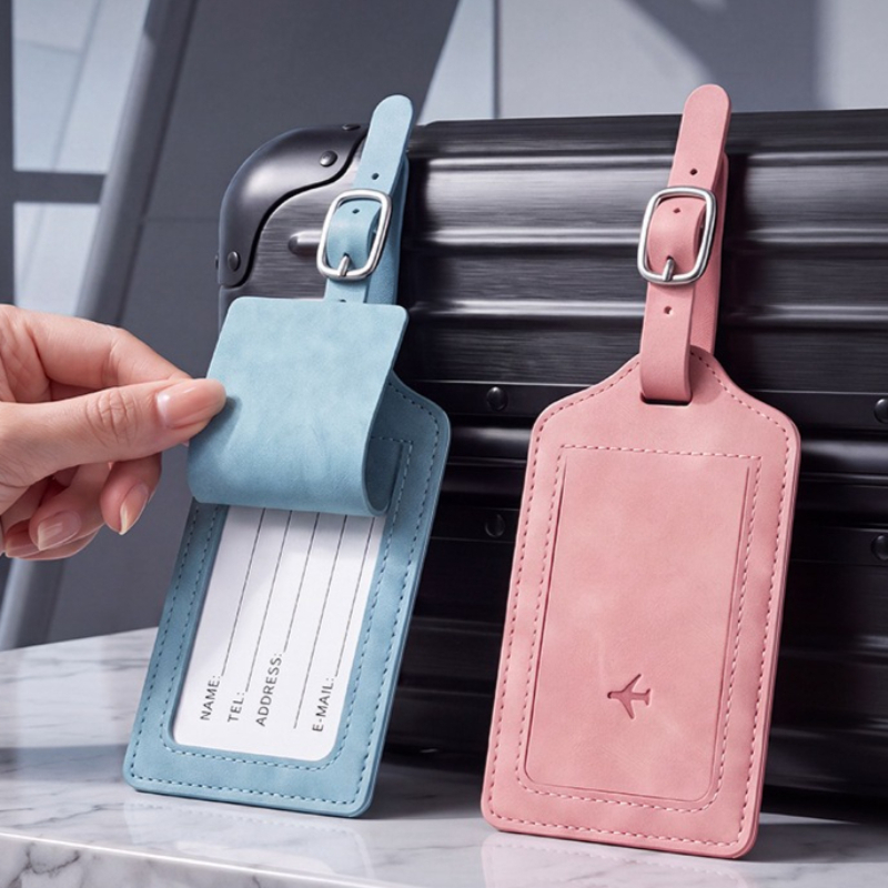 Men'S Accessories Travel Bag - ป้ายติดกระเป๋าเดินทางหนัง PU 1 ชิ้น สำหรับผู้หญิงและผู้ชาย อุปกรณ์เสริมการเดินทาง