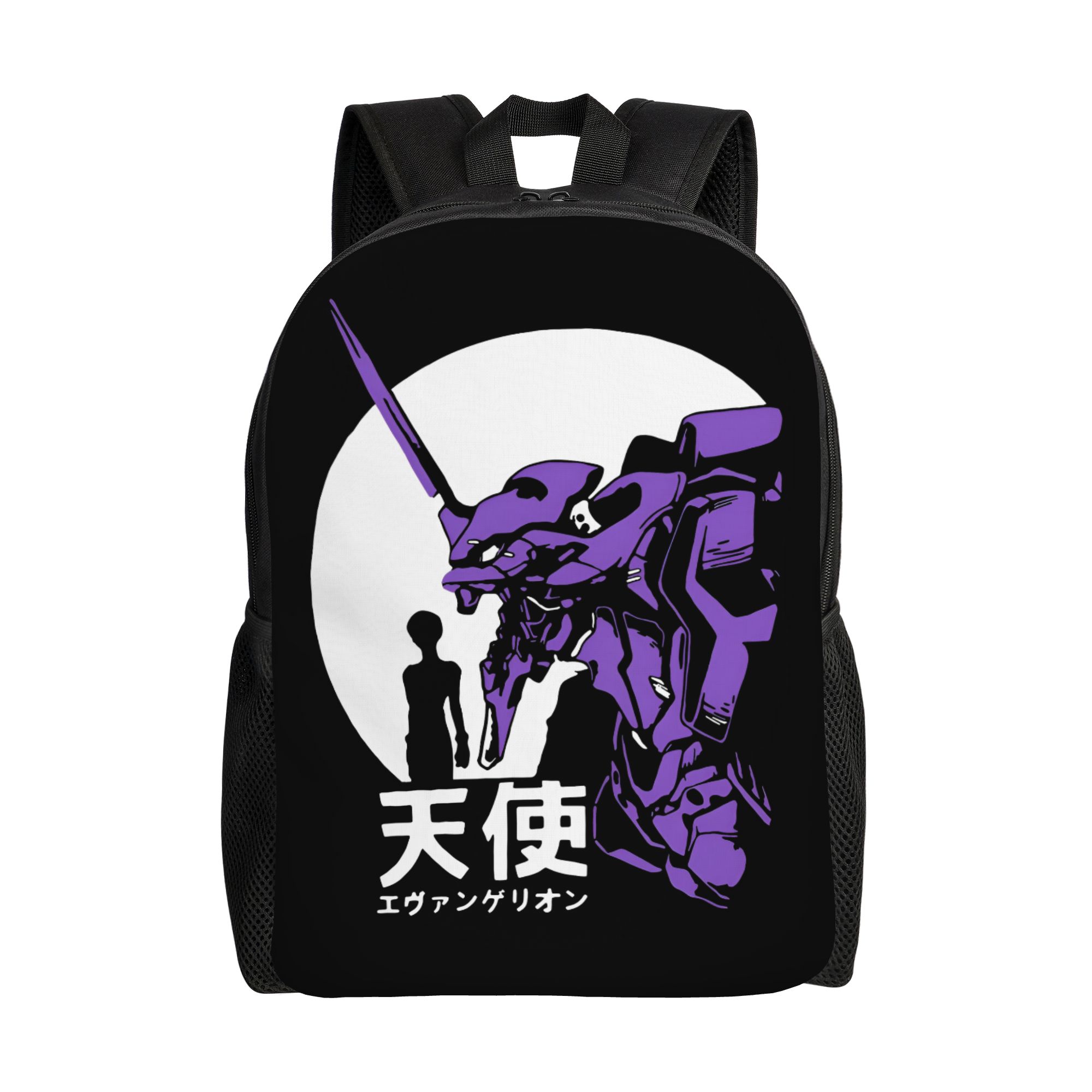 Men'S Accessories Travel Bag - 3D พิมพ์ E-Evangelions กระเป๋าเป้สะพายหลังสไตล์เมชาการ์ตูนการ์ตูนวิทยาลัยโรงเรียนกระเป๋าเดินทางผู้หญิงผู้ชายกระเป๋าหนังสือเหมาะกับแล็ปท็อปขนาด 15 นิ้ว