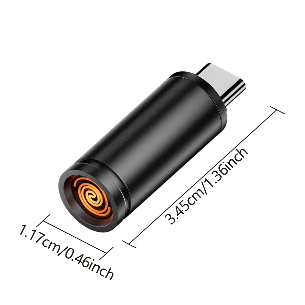 ไฟแช็กมือถือแบบ Type-C ขนาดเล็ - Lighter Windproof บทวิจารณ์และราคา