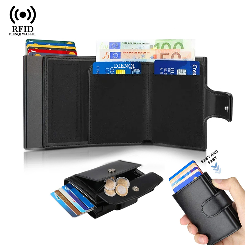 กระเป๋าใส่บัตรเครดิตแบบโลหะ ป้ - Coin Holder Men บทวิจารณ์และราคา