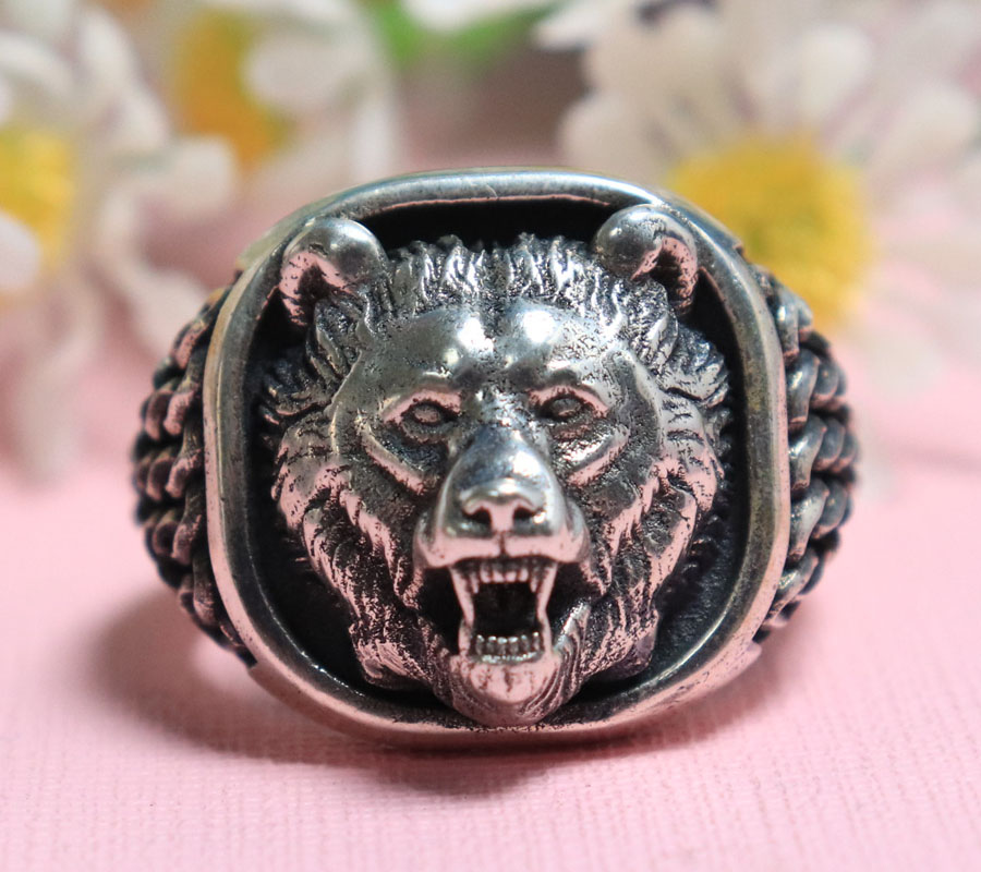 ตราประทับรูปหัวหมีไวกิ้ง นอร์ด - Signet Ring Men บทวิจารณ์และราคา