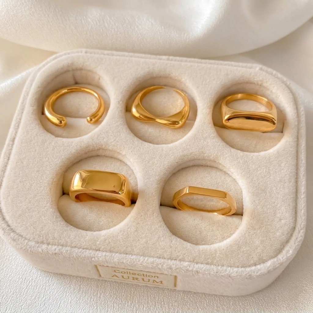 แหวนสแตนเลสสตีลทรงหนา St-Delan - Signet Ring Men บทวิจารณ์และราคา