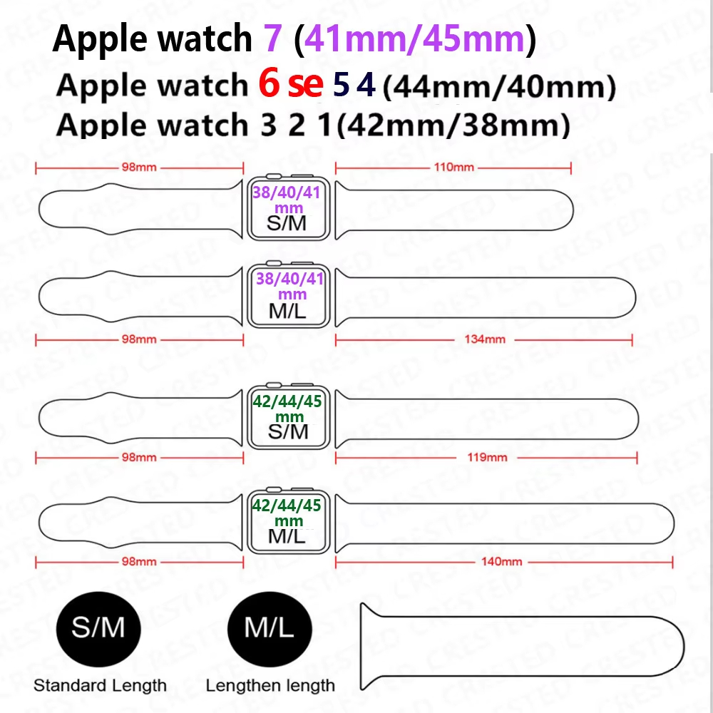 สายซิลิโคนสําหรับ Apple Watch  - Men Accessories Website บทวิจารณ์และราคา