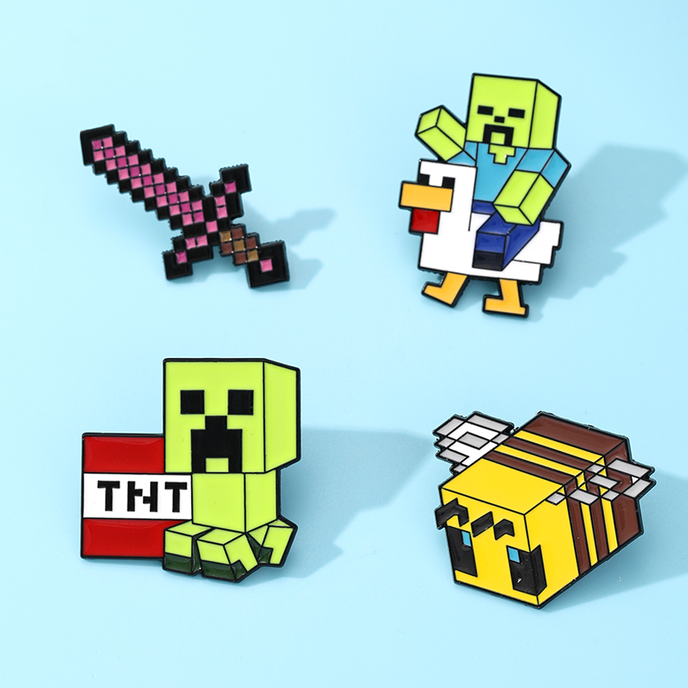 เข็มกลัดเคลือบลายไก่ซอมบี้น่าร - Lapel Pin Enamel บทวิจารณ์และราคา