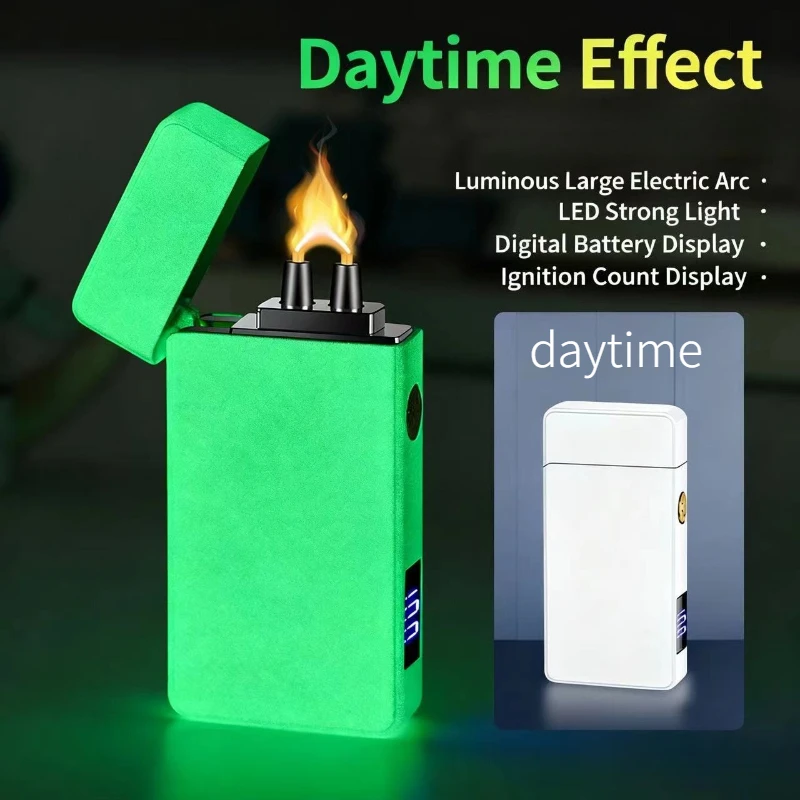 เทคโนโลยีล้ำสมัย สีดำ แบตเตอรี - Lighter Windproof บทวิจารณ์และราคา