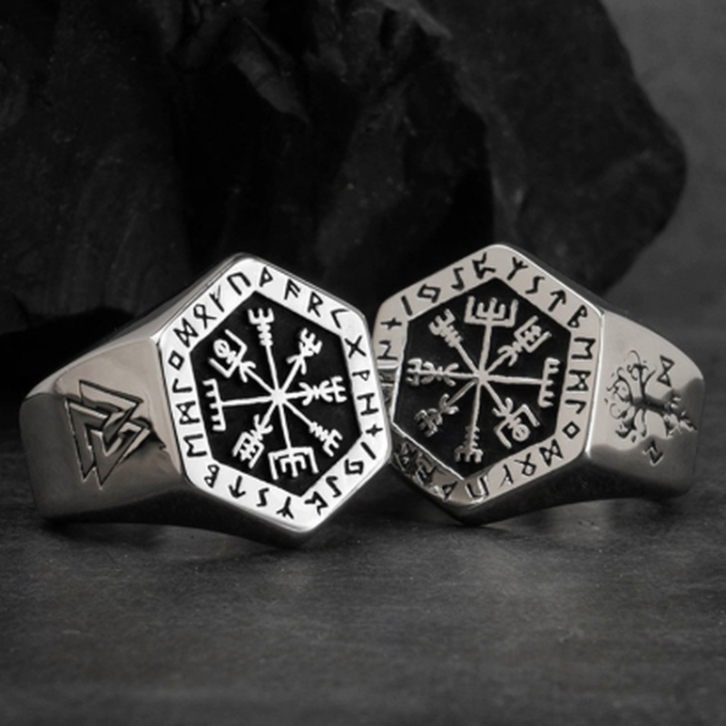 แหวนสแกนดิเนเวียนวินเทจสำหรับผ - Signet Ring Men บทวิจารณ์และราคา