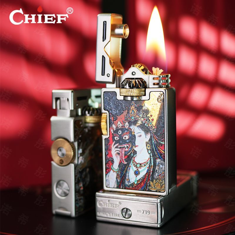 ไฟแช็ค CHIEF Retro แบบกันลม พร - Lighter Windproof บทวิจารณ์และราคา