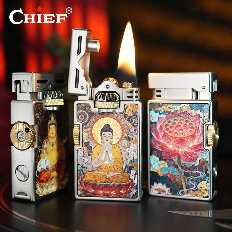 ไฟแช็ค CHIEF Retro แบบกันลม พร - Lighter Windproof บทวิจารณ์และราคา
