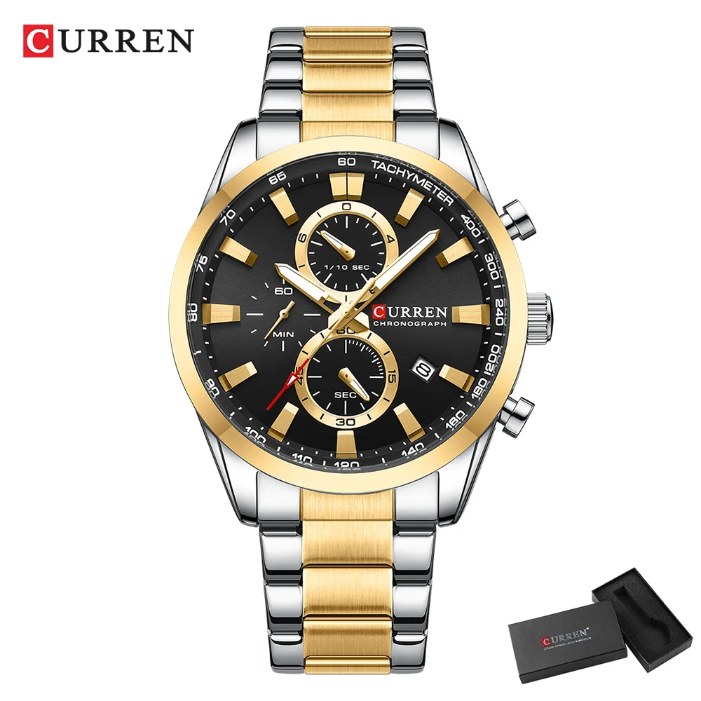 CURREN ลำลองควอตซ์โครโนสปอร์ตน - Men'S Accessories And Jewelry บทวิจารณ์และราคา