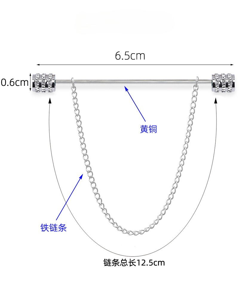 เข็มกลัดเสื้อเชิ้ตผู้ชายแบบใหม - Men'S Accessories And Jewelry บทวิจารณ์และราคา