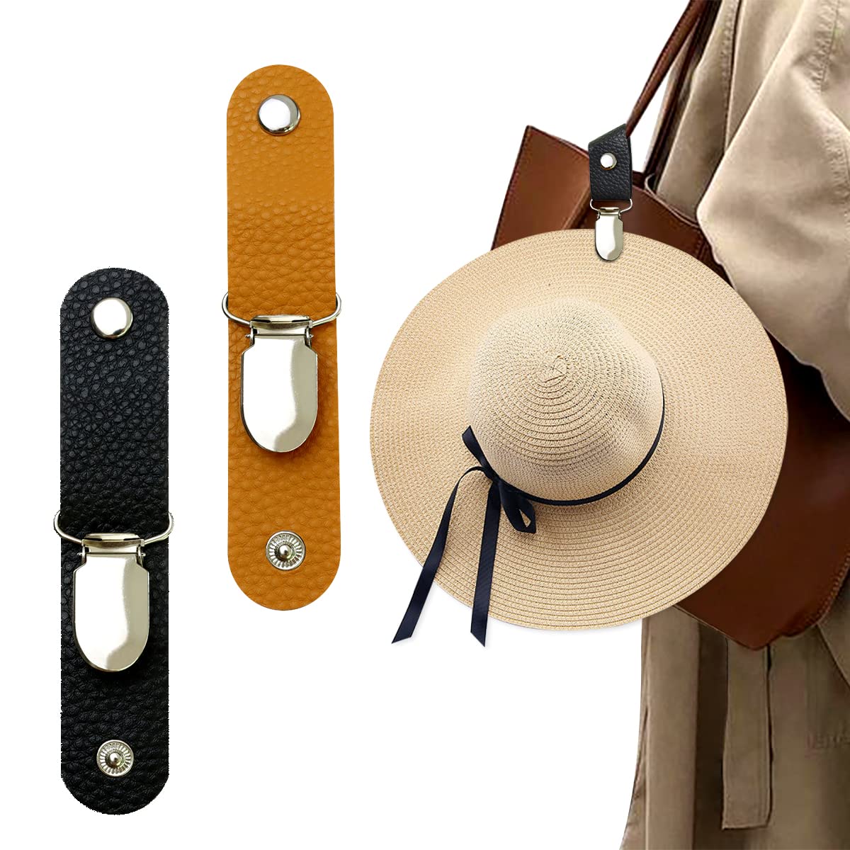 คลิปหนีบหมวกหนัง PU สำหรับเดิน - Men'S Accessories Travel Bag บทวิจารณ์และราคา