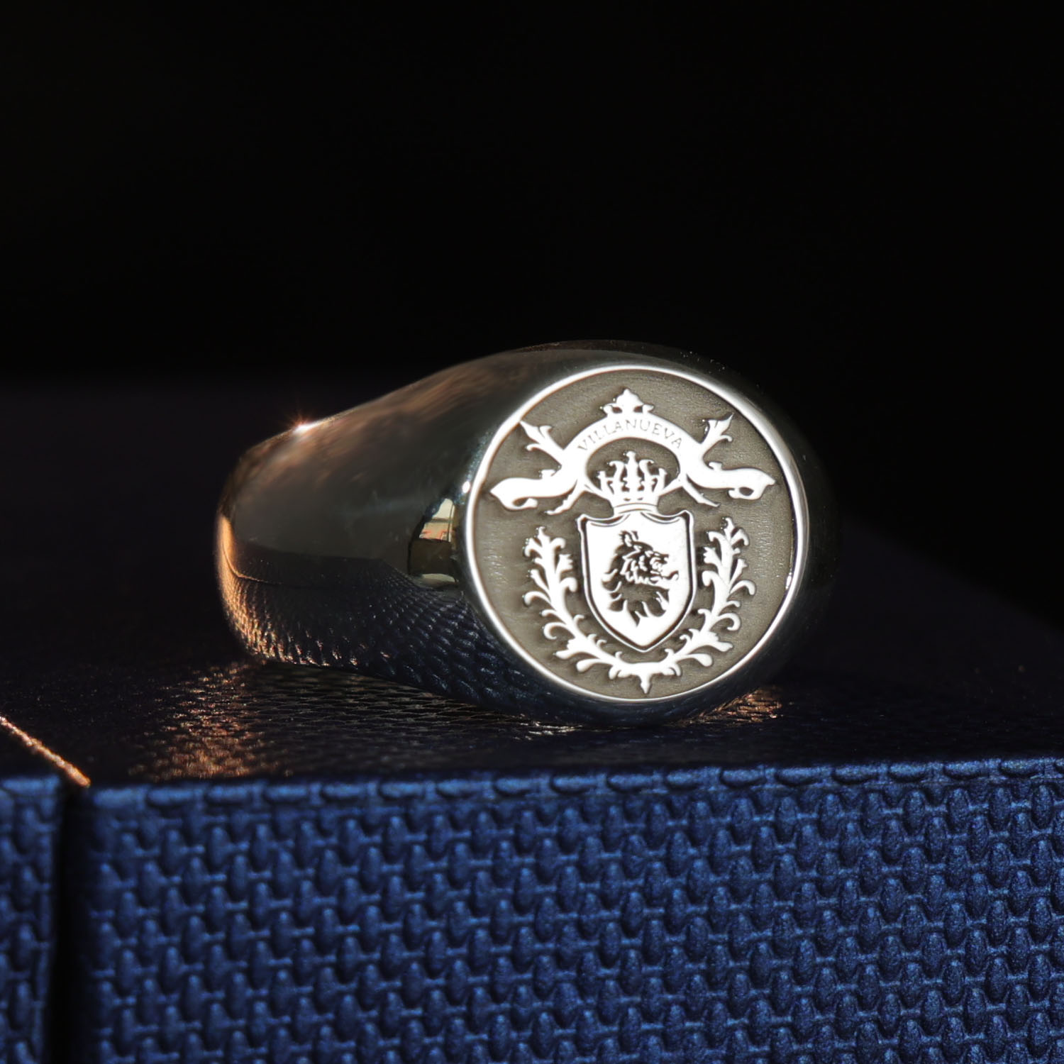 แหวนเงินแท้ 925 ทรงกลม 17 มม.  - Signet Ring Men บทวิจารณ์และราคา